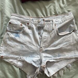 Levi's Light Blue Denim Women's Shorts